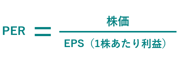 PER = 株価 ÷ EPS